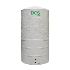 ถังเก็บน้ำบนดิน DOS CHABA KV โคโม่ เกรย์ 1500L