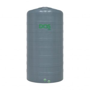 ถังเก็บน้ำบนดิน DOS CHAMP เทา 2500L DRTทรงเตี้ย