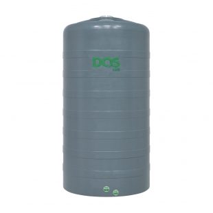 ถังเก็บน้ำบนดิน DOS CHAMP เทา 1500L DWTทรงสูง