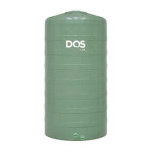 ถังเก็บน้ำบนดิน DOS PORCIO เขียว 11500L DRTทรงเตี้ย