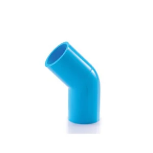 ข้องอ 45 องศา PVC หนา สีฟ้า ท่อน้ำไทย
