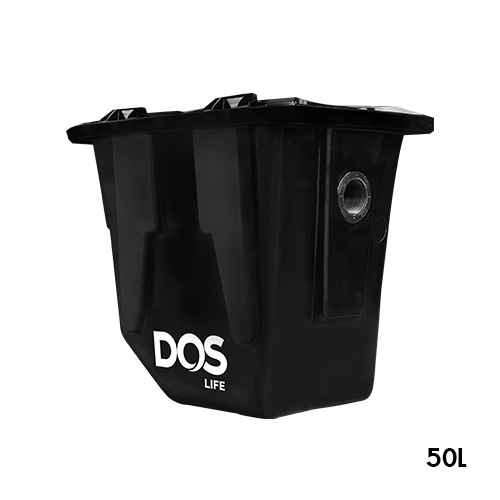 ถังดักไขมันใต้ดิน DOS DGT ดำ 50L