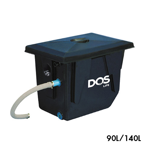 ถังดักไขมันบนดิน DOS DGT ดำ 90L