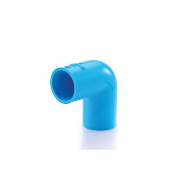ข้องอ 90องศา PVC หนา สีฟ้า ท่อน้ำไทย