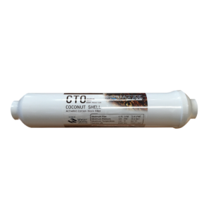 ไส้กรองน้ำ Inline Aquatek Post Carbon 10 นิ้ว (Made in Taiwan)