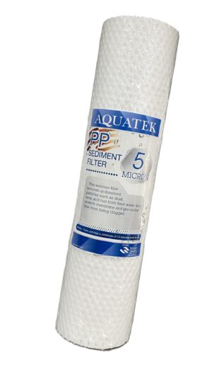ไส้กรองน้ำ PP AQUATEK SILVER 5 ไมครอน ขนาด 10 นิ้ว (Melt Blown)
