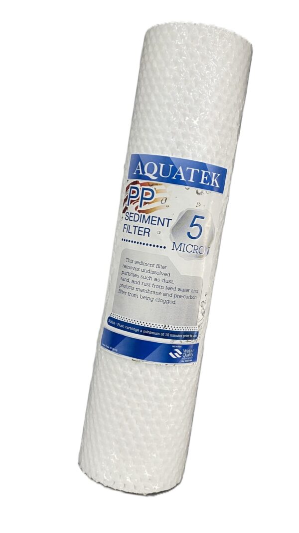 ไส้กรองน้ำ PP AQUATEK SILVER 5 ไมครอน ขนาด 10 นิ้ว (Melt Blown)