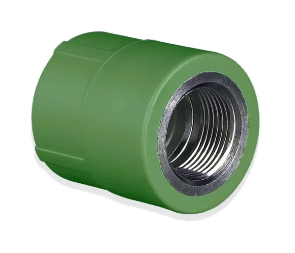 ข้อต่อตรงเกลียวใน PP-R สีเขียว “SCG”