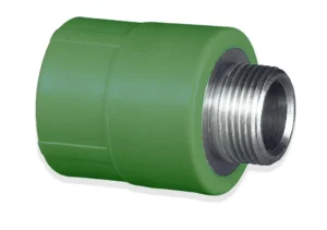 ข้อต่อตรงเกลียวนอก PP-R สีเขียว “SCG”