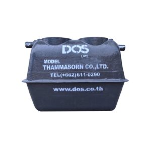 DOS LITETITE ถังดักไขมัน DGT SQ GRAY 1Q dia0.87×1.76m