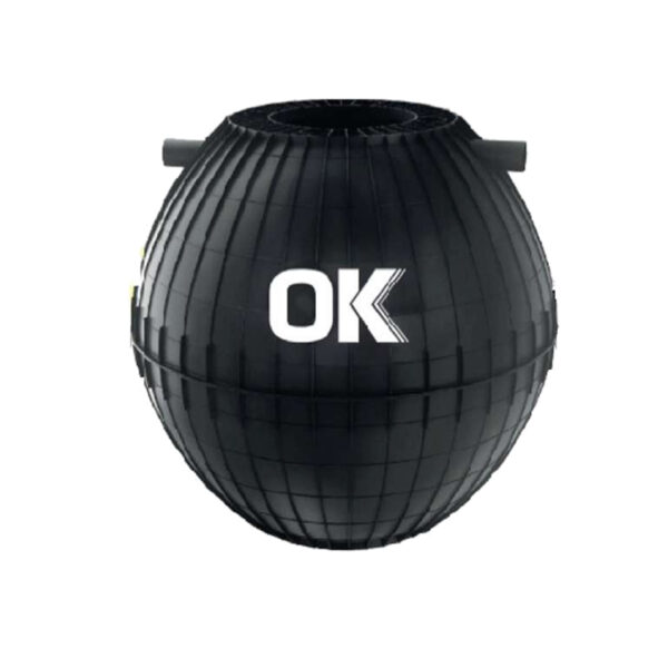 ถังบำบัดน้ำเสีย เกรอะ-กรองไร้อากาศ DOS OK ดำ 2000L (H)