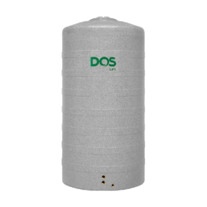 ถังเก็บน้ำบนดิน DOS GRANITO ไอรอนเกรย์ 700L DWTทรงสูง+ท่อใน