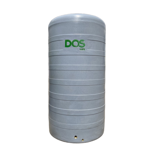 ถังเก็บน้ำบนดิน DOS GRANITO ไอรอนเกรย์ 1000L DWTทรงสูง