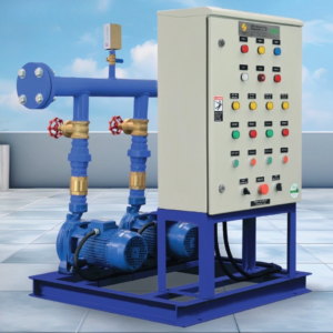 DOS TRANSFER PUMP SET 2xCMB5.50T 4kW WITH CONTROLLER ELECTRODE 3X4