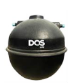 ถังบำบัดน้ำเสียไฟเบอร์กลาส ชนิดเติมอากาศ DOS DFS-6.0Q สีดำ