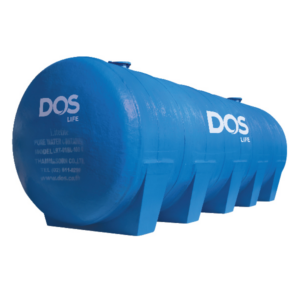DOS LITETITE ถังเก็บน้ำบนดินทรงนอน DTR 20Q ขนาด dia.2.50×4.79m ECO SERIES